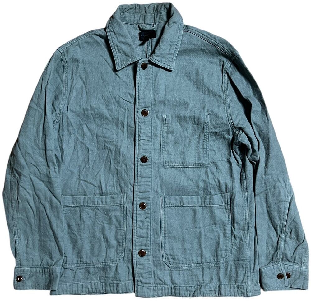 Magaschoni Green Men's Long Sleeve Button Up Size M